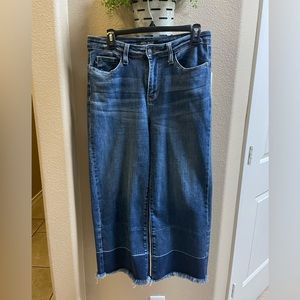 Judy Blue Wide Leg Cropped Jeans Size 9/29